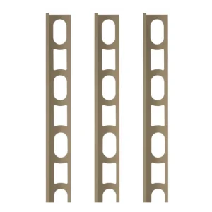 Profili In Alluminio Verniciato Colore Seta 134 a L per Finitura Parete Proangle 1 pz., 3 PZ Laatste Versie