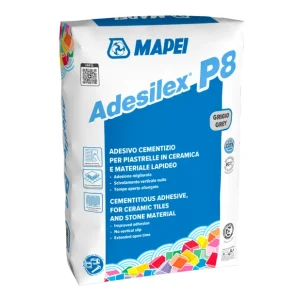 Adesilex P8 Grigio Adesivo Cementizio Mapei Per Piastrelle 25 Kg Seizoensaanbieding