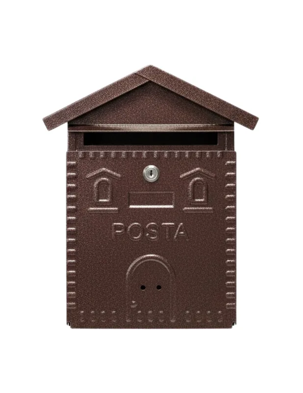 Cassetta Postale Rustica Rame In Ferro Battuto 280x90xH.350 mm Must-Have