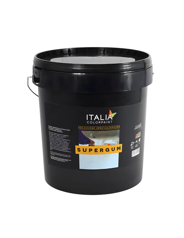 Korting Supergum Guaina Elastomerica Per Impermeabilizzazione Professionale 1 pz., Bianco, 1 Kg