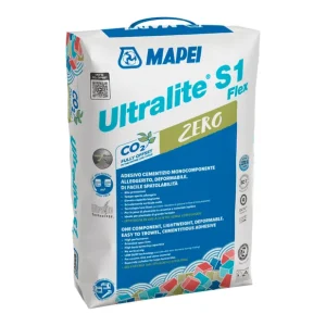 Weekendaanbieding Ultralite S1 Flex Zero Adesivo Cementizio Bianco Alto Rendimento 15 Kg