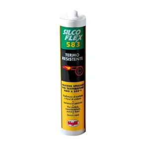 Express Levering Silcoflex 583 Sigillante Nero Resistente Al Calore 300 ml