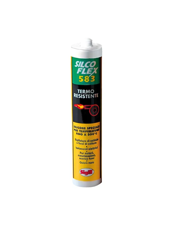 Express Levering Silcoflex 583 Sigillante Nero Resistente Al Calore 300 ml