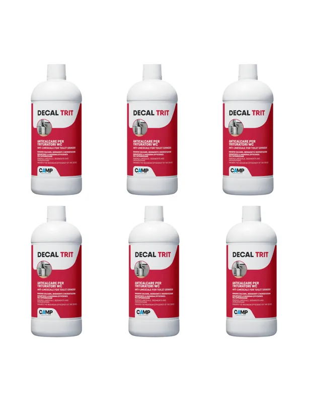 Koop Online Decal Trit Anticalcare Per Rimuovere Calcare E Incrostazioni 1 Lt Kit 6 Pezzi