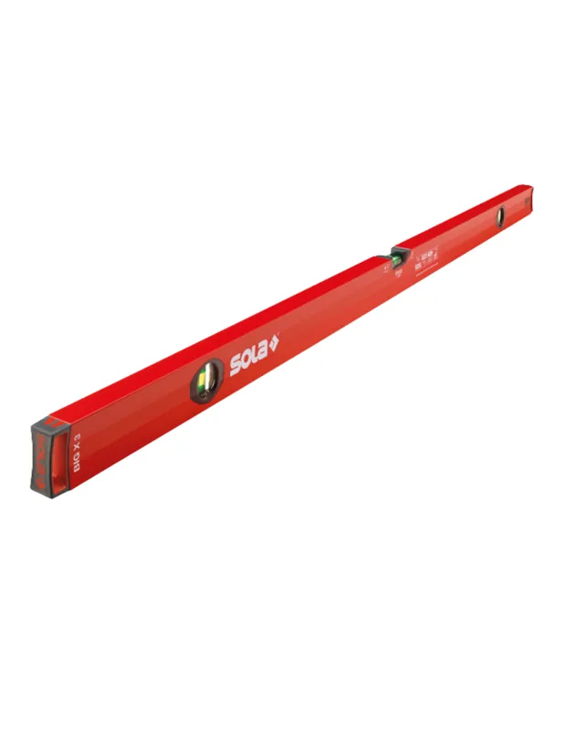 Exclusieve Aanbieding BIG X 3 Livella In Alluminio A Bolla D‘Aria Tubolare Rossa 1 pz., 100