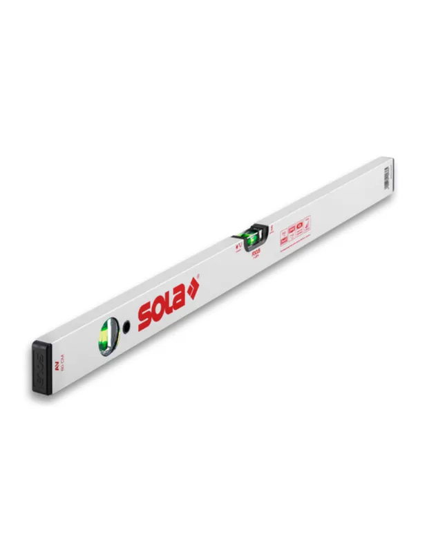 Premium Livella in Alluminio AV da 150 cm a Bolla Colore Argento Massima Precisione
