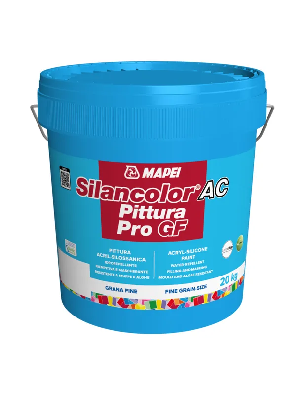 Nieuw MAPEI Silancolor Ac Pittura Pro Gf Per Esterni E Interni 1 pz., 5 Kg