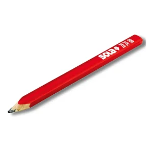 Matita Carpentiere ZB 24 HB Rossa Tratto Netto Preciso Cantiere Korting