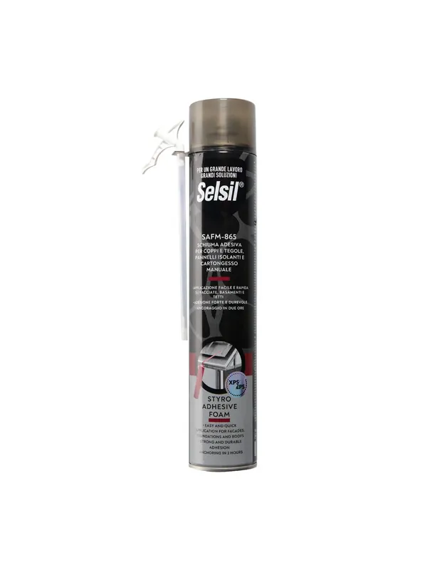 Schiuma Adesiva Manuale SAFM-865 Per Cappotto, Coppi E Cartongesso 750 ml Snelle Levering