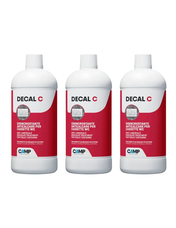 Direct Verzonden Kit 3 Pezzi Decal C Trattamento Disincrostante Anticalcare Per Wc 1 Litro
