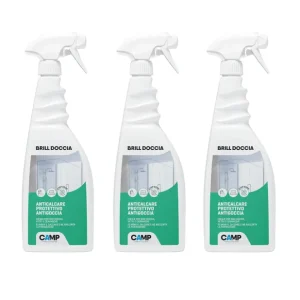 Flitsaanbieding Kit 3 Pezzi Brill Doccia Anticalcare Protettivo Per Vetri E Ceramiche 750 ml