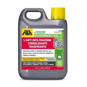 SALVATERRAZZA Eco Protettivo Anti Infiltrazione Traspirante Consolidante 1 pz., 1 lt Bestseller