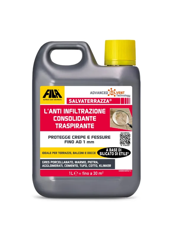 Nieuw SALVATERRAZZA Protettivo Anti Infiltrazione Idrorepellente Consolidante 1 pz., 1 lt
