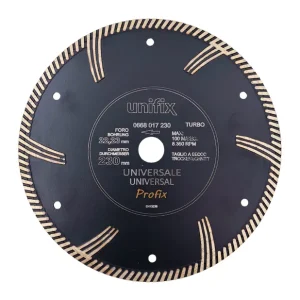 Disco Diamantato Turbo Universale Per Tagli Su Cemento E Granito 1 pz., Ø 115 x 2,4 mm Dagaanbieding
