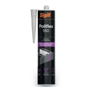 Sigillante Elastico Poliflex 550 Professionale Da 310 Ml 1 pz., Grigio Tijdelijk Beschikbaar