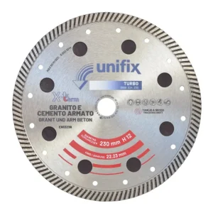 Disco Diamantato Turbo X-Term Per Taglio Di Cemento E Granito Ø 230 h 12 x 2,5 mm Veilige Betaling