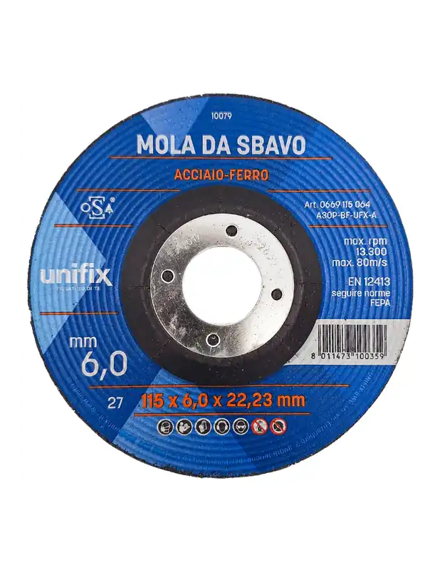 Mole Da Sbavo In Acciaio Professionale Per Lavorazioni Di Precisione Ø115 x 6,0 x 22 mm Snelle Levering