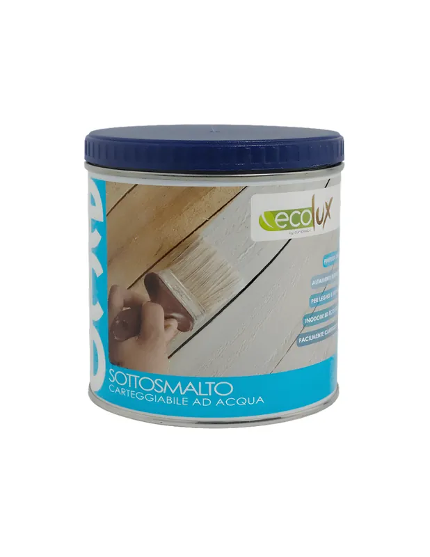 Ecolux Sottosmalto Acrilico Fondo Riempitivo Legno Bianco 1 pz., 0,5 l Meest Verkocht