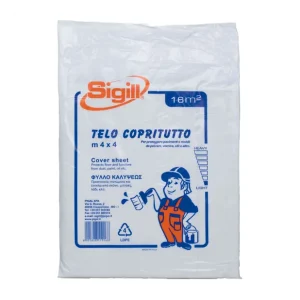 Telo Copritutto Trasparente Multiuso 4x4 Metri Betrouwbaar