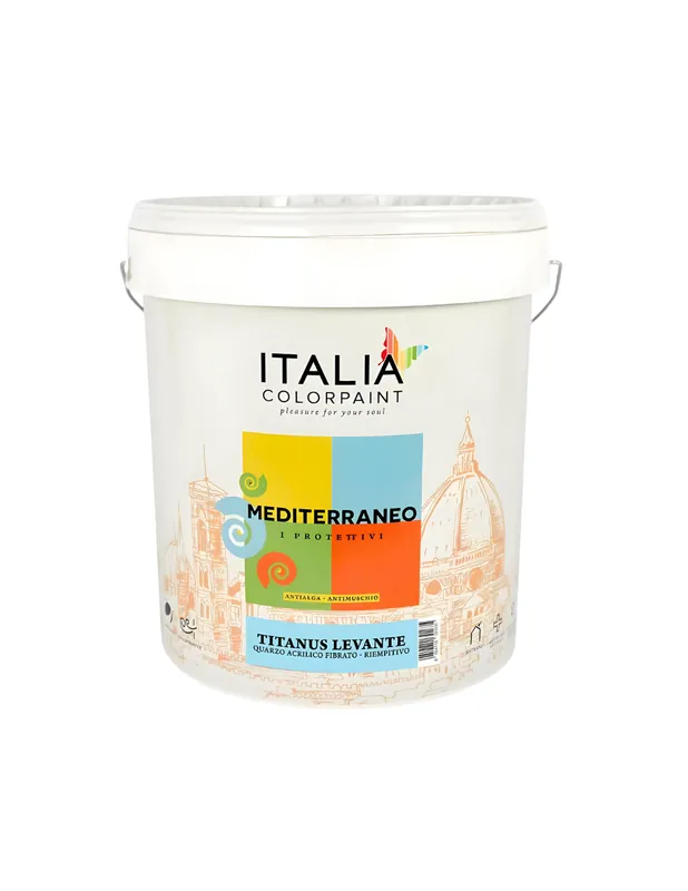 Idropittura Titanus Levante Antialga E Antimuffa Per Facciate Bianca 4 lt, 1 pz. Favoriet