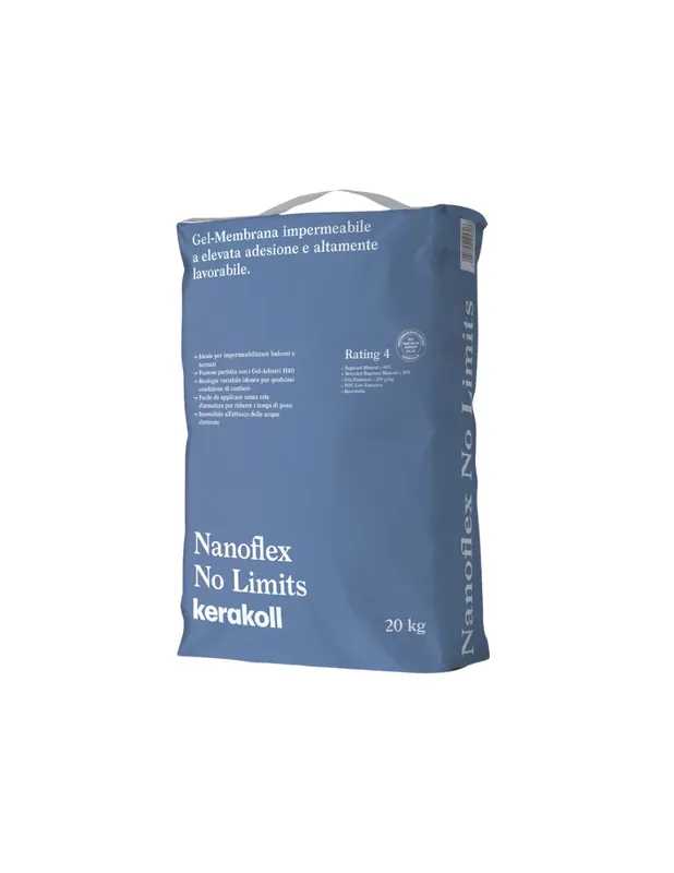 Seizoensaanbieding Nanoflex No Limits Gel-Membrana Impermeabile Altamente Lavorabile Sacco 20 Kg