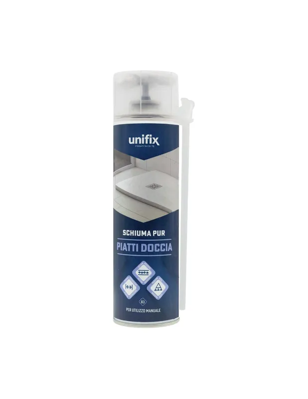 Schiuma poliuretanica PIATTI DOCCIA Manuale B3 500 ml Gecertificeerd