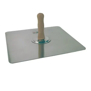 Frattone Sparviero In Alluminio Liscio Manico In Legno Scudo 330x330 mm Koopje