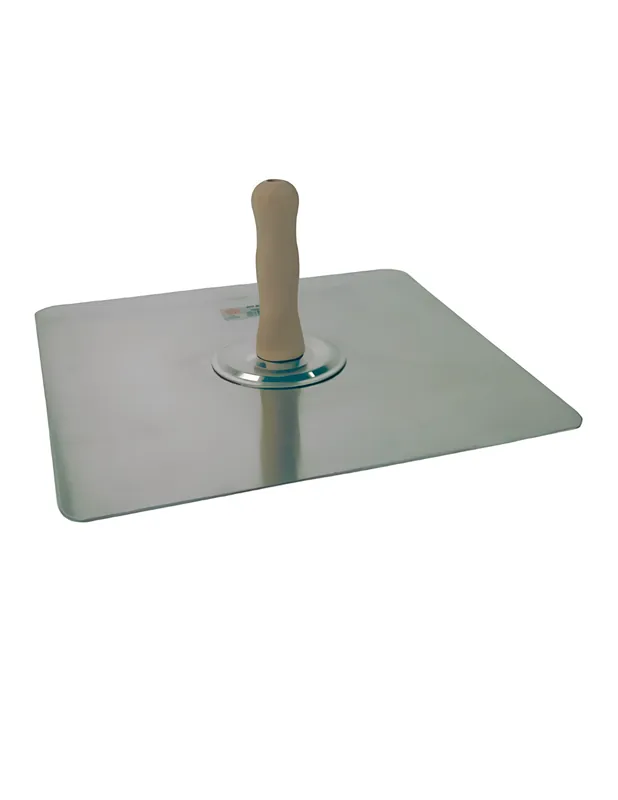 Frattone Sparviero In Alluminio Liscio Manico In Legno Scudo 330x330 mm Koopje