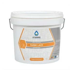 Lage Kosten Farbe Lack Smalto Murale Acrilico Bianco Satinato Ad Alta Resistenza Per Interni 1 pz., 5 lt