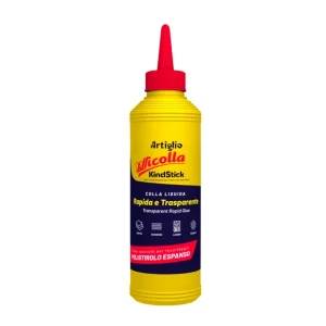 Nieuw Colla Vinilica Trasparente Wicolla Da 200 Gr Per Polistirolo Espanso