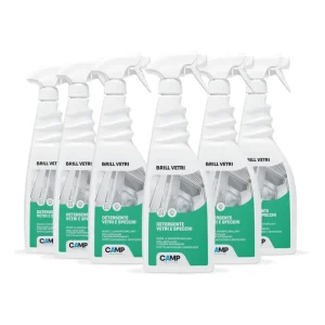 KIT 6 Brill Vetri Da 750 ml Detergente Brillantante Vetri Koopje