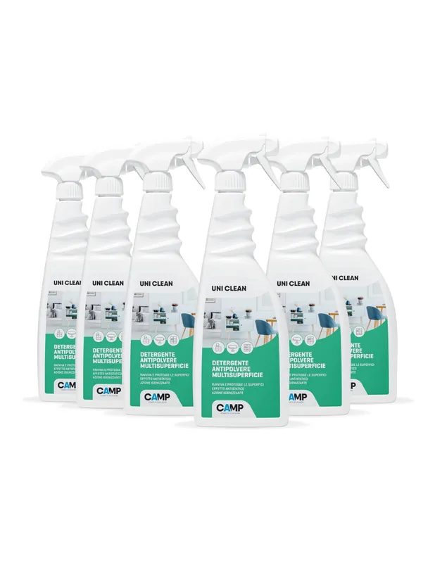 Voordeelprijs KIT 6 Uni Clean Da 750 ml Detergente Antipolvere Antistatico Multi Superficie