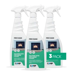 Hoge Kwaliteit KIT 3 Fire Clean Da 750 ml Pulitore Decarbonizzante Vetri E Superfici Di Camini