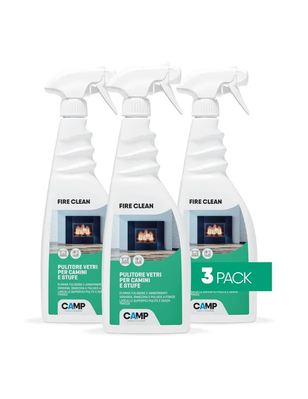 Hoge Kwaliteit KIT 3 Fire Clean Da 750 ml Pulitore Decarbonizzante Vetri E Superfici Di Camini