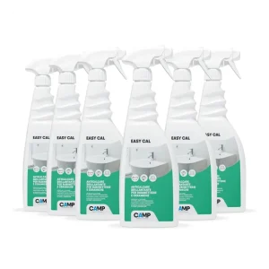 KIT 6 Easy Cal da 750 ml Spray Anticalcare Brillantante Antigoccia Seizoensaanbieding