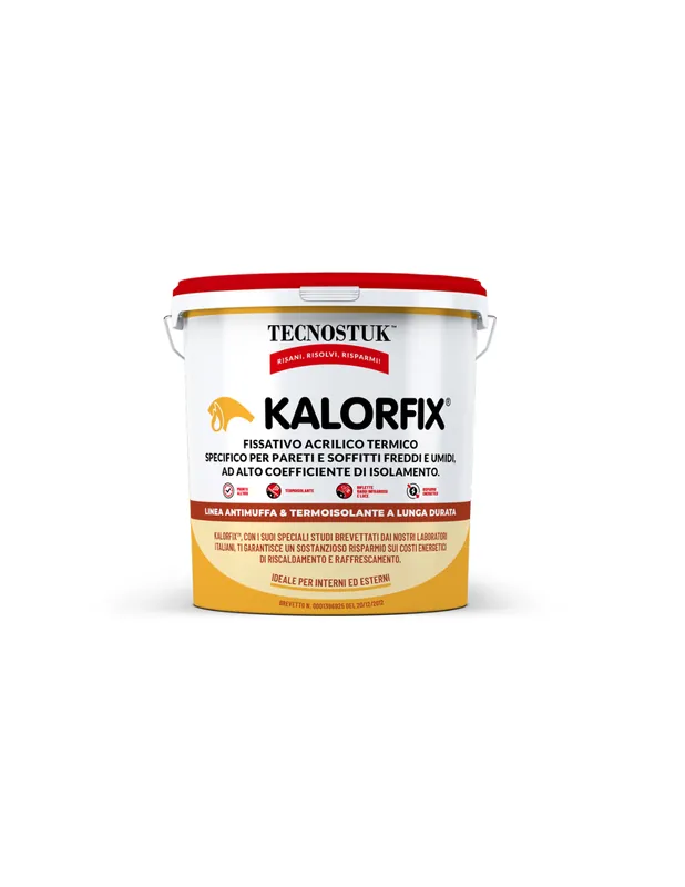 Alleen Vandaag KALORFIX Fissativo Termico Specifico Per Pareti E Soffitti Freddi E Umidi 1 pz., 1 lt