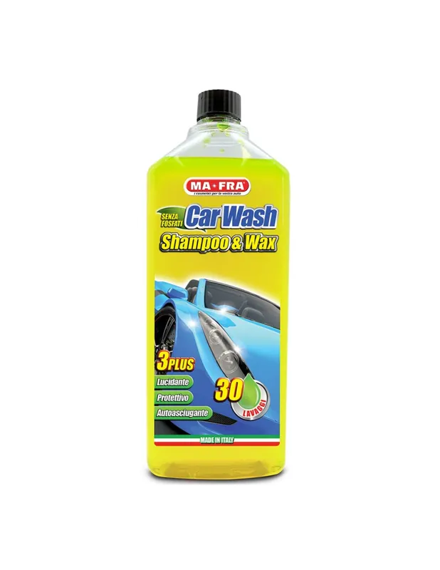 Car Wash Shampoo e Cera 1000 ml Per Lavaggio E Lucidatura Carrozzeria Weekendaanbieding
