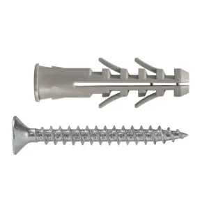 Betrouwbaar Tassello Nylon Con Alette Anti Rotazione 6x30 mm Con Vite 4,5x40 mm Pezzi 100