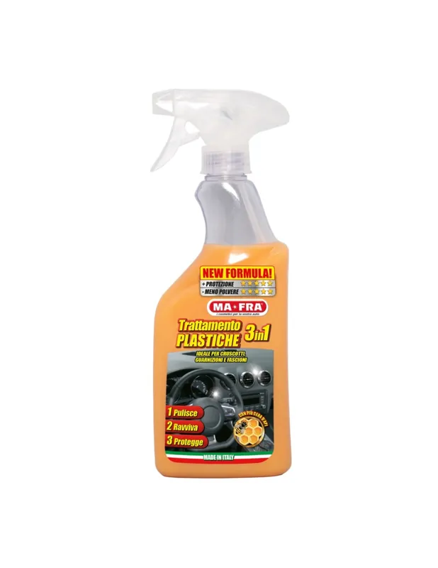 Trattamento 3in1 Plastiche 500 ml Pulizia Ravvivo E Protezione Per Auto Dagaanbieding