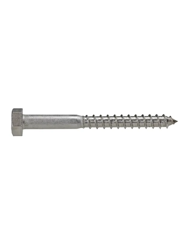 Gratis Retour Viti Per Legno A Testa Esagonale 8x80 Acciaio Inox Pezzi 25