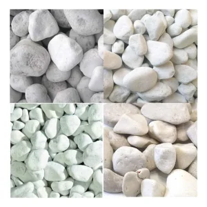 Ciottoli Bianco Pietre Naturali Decorazione Giardini Aiuole Viali 25/40 kg 25 Korting