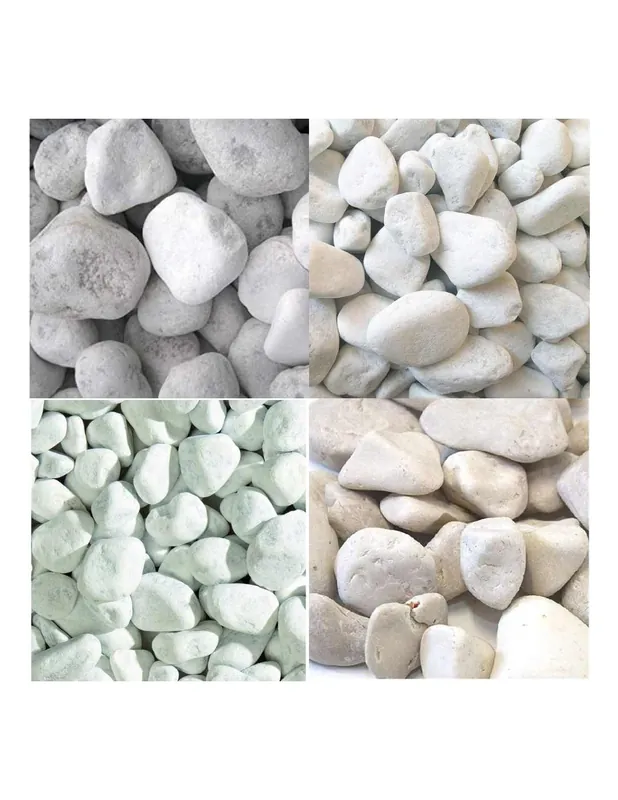 Ciottoli Bianco Pietre Naturali Decorazione Giardini Aiuole Viali 25/40 kg 25 Korting