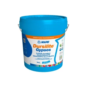 Alleen Vandaag Mapei Dursilite Gypsos 14 L Idropittura Antimuffa Superlavabile Per Cartongesso
