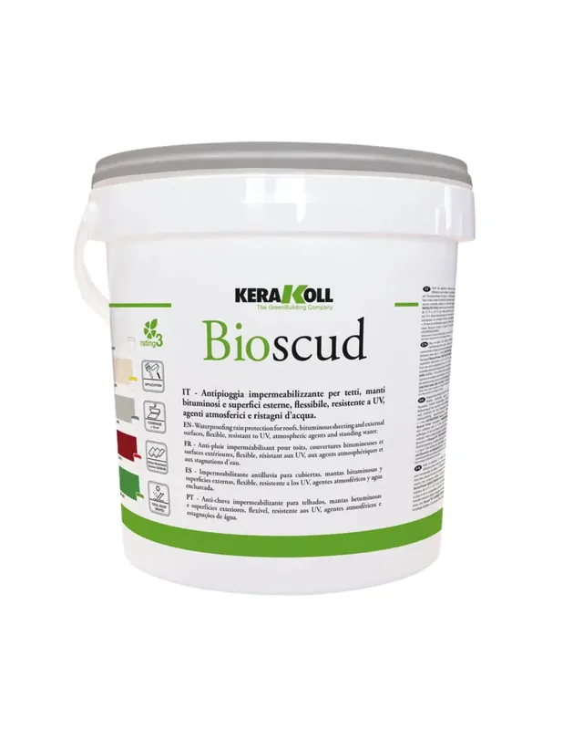Membrana Impermeabilizzante Bioscud Grigia 5 Kg Per Esterni Betrouwbaar