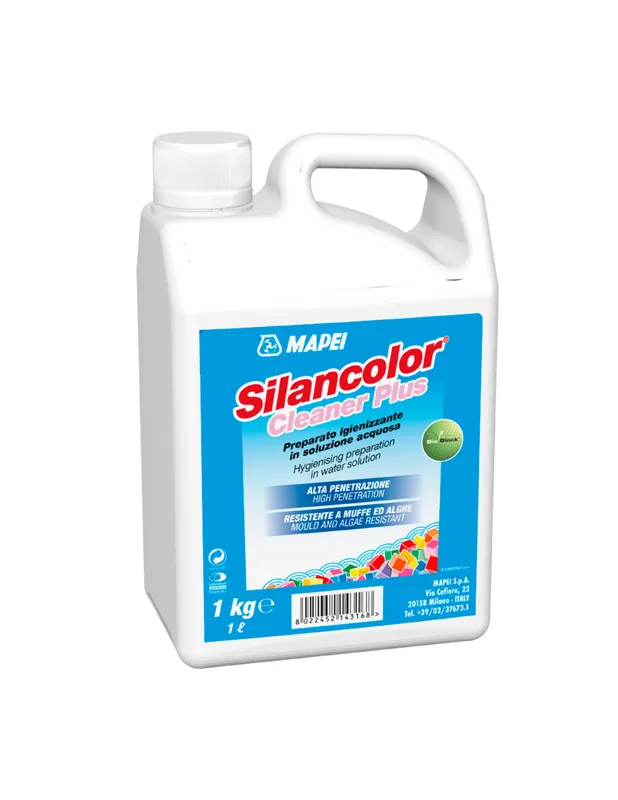Premium Mapei SILANCOLOR CLEANER PLUS Trattamento Antimuffa Per Superfici 1 Kg