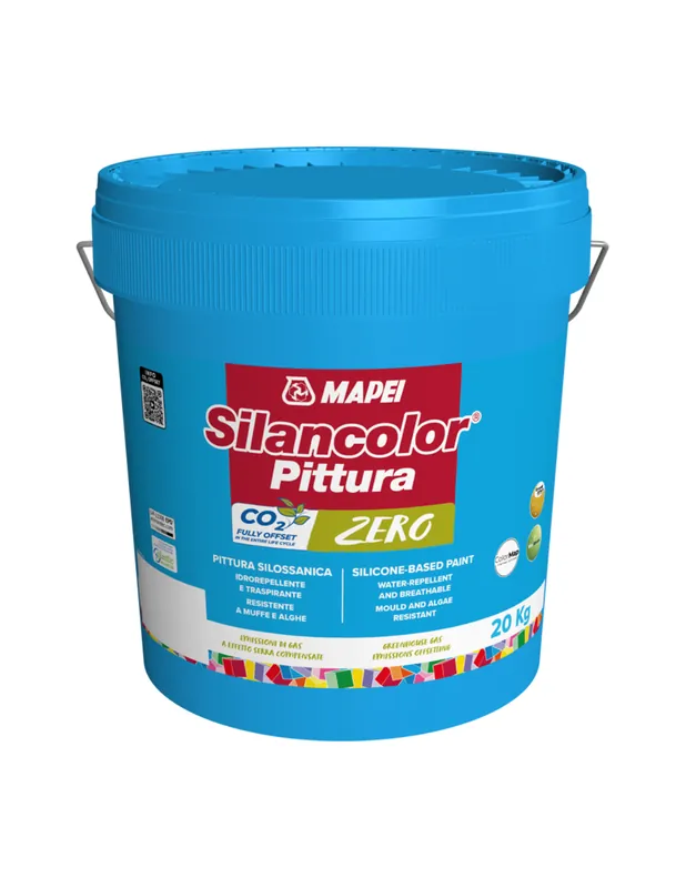 Mapei SILANCOLOR PITTURA ZERO Esterni E Interni Idrorepellente Traspirante 20Kg Fabrieksprijs
