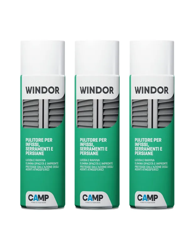 Flitsaanbieding Windor Spray Lucida E Ravviva Infissi E Serramenti 500 ml 3 Pezzi