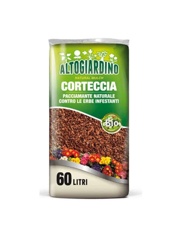Nieuw Corteccia Vegetale Pacciamante Naturale Per Giardino 60 L