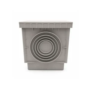 Uitverkoop FORTUNATO Pozzetto In PVC 200x200 mm Con Chiusino Grigio Per Acqua Piovana