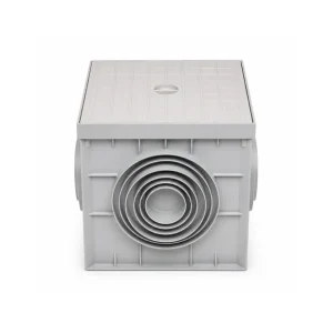 FORTUNATO Pozzetto In PVC 300x300 mm Con Chiusino Grigio Per Acqua Piovana Laatste Versie